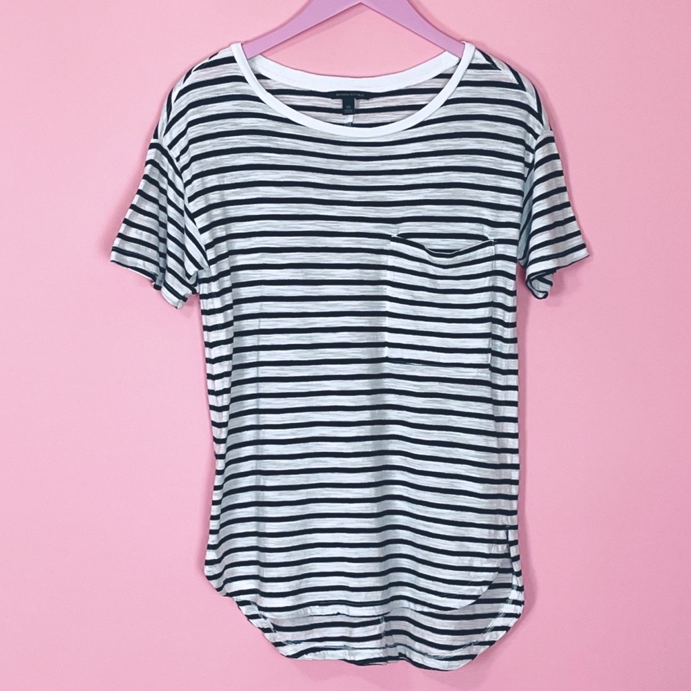 Banana Republic Striped Pocket Tee